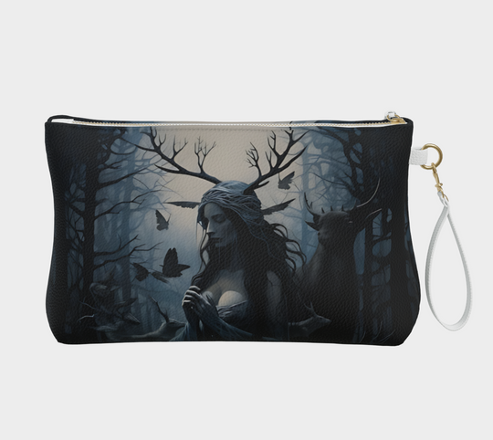 Spirit of the Stag - Vegan Leather Makeup Bag