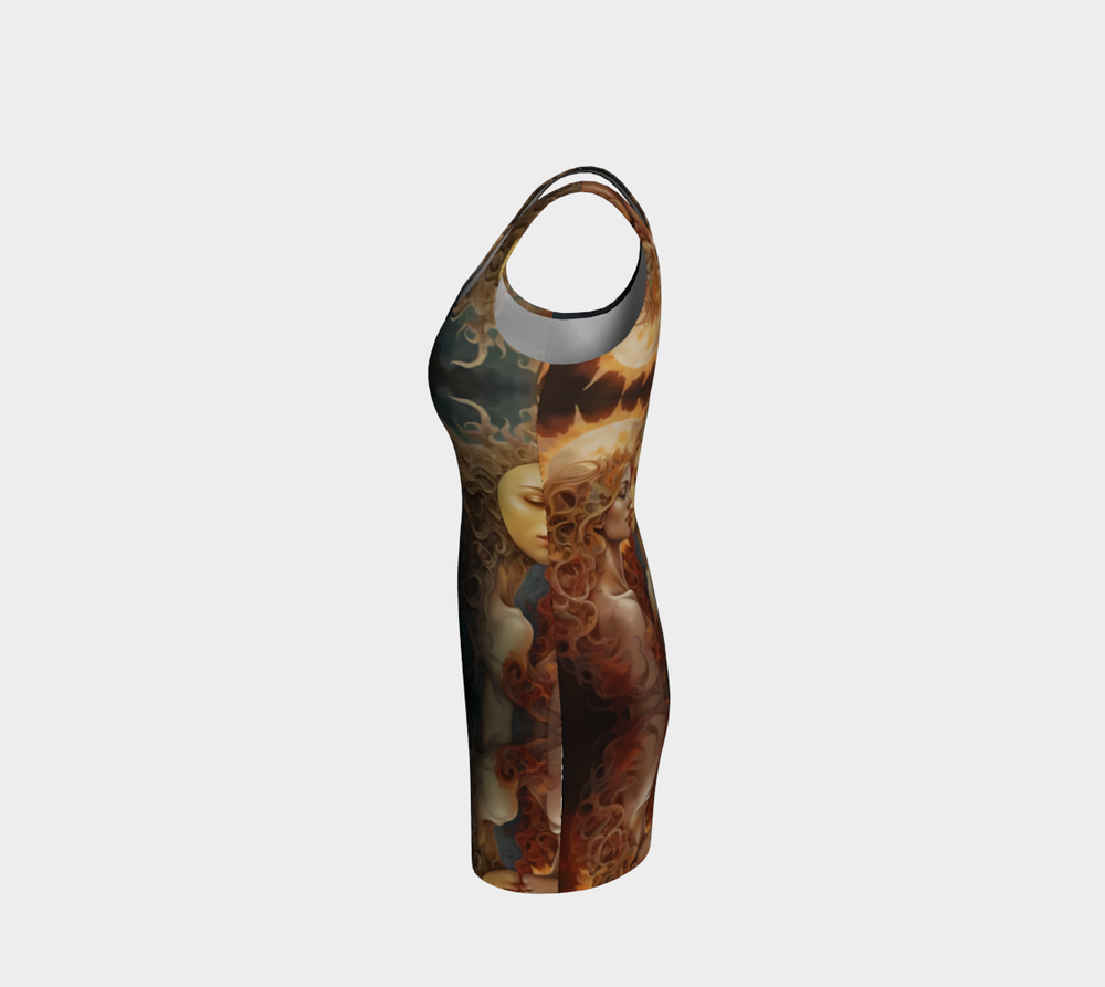 Women of Sun and Moon 2- Bodycon Dress