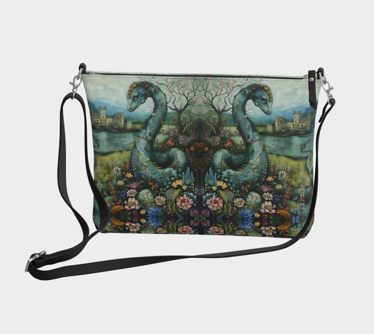 Fat of the Sea - Dreaming of Loch Ness- Vegan Leather Crossbody Purse