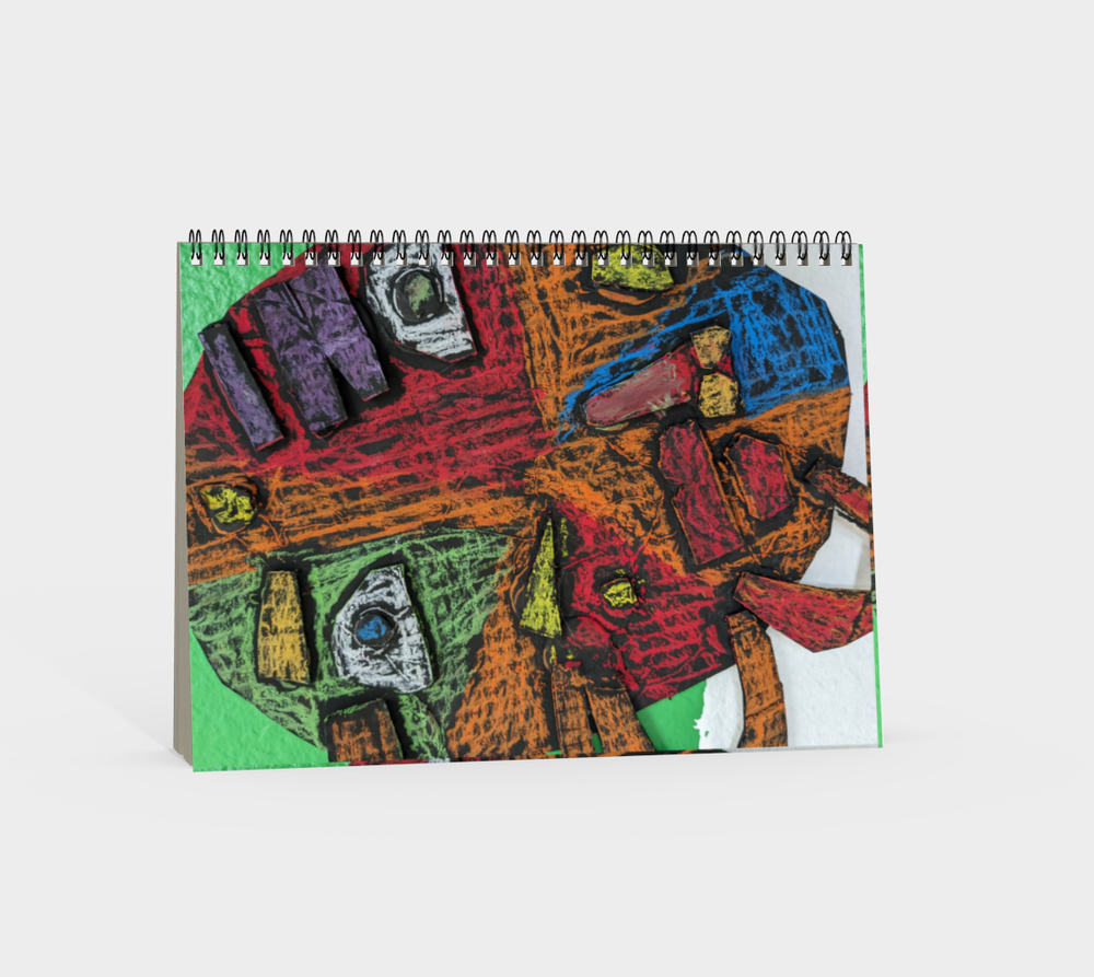 Mardi Gra Mask - Spiral Notebook