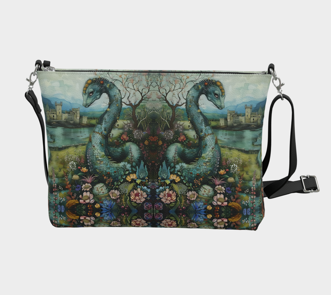 Fat of the Sea - Dreaming of Loch Ness- Vegan Leather Crossbody Purse