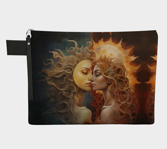 Women of Sun and Moon - Zipper Pouch