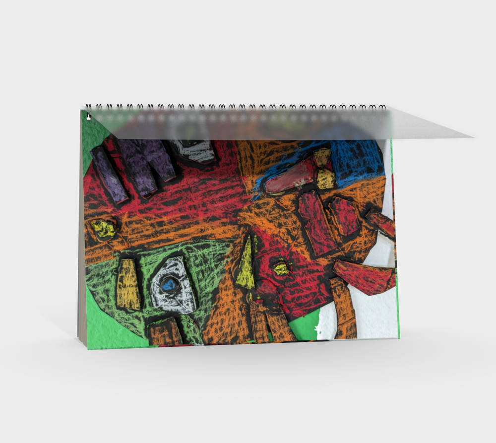 Mardi Gra Mask - Spiral Notebook