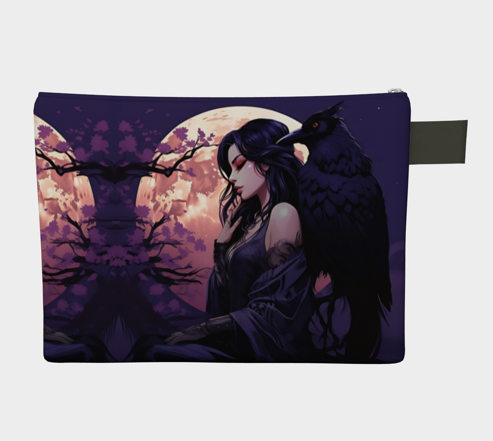 Raven Moon - Zipper Pouch