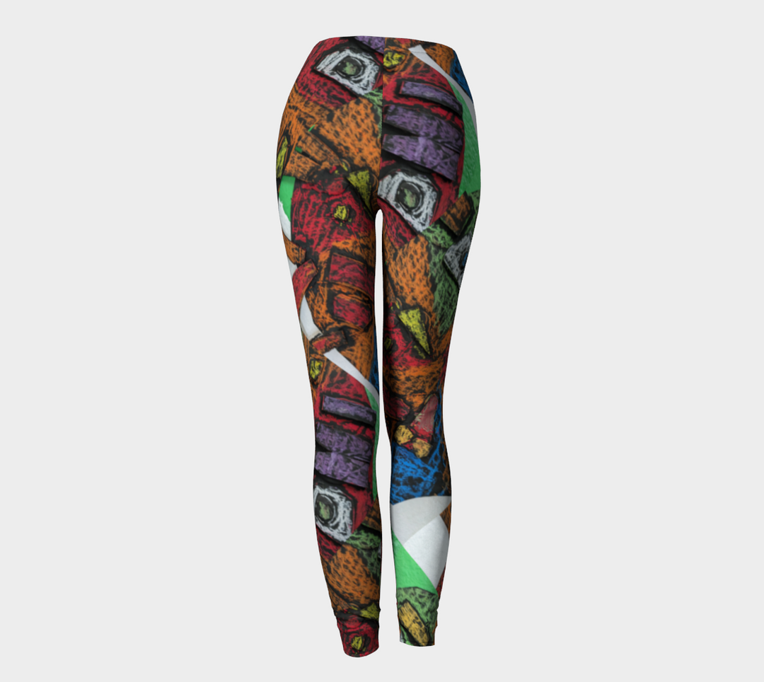 Mardi Gra Mask - Leggings