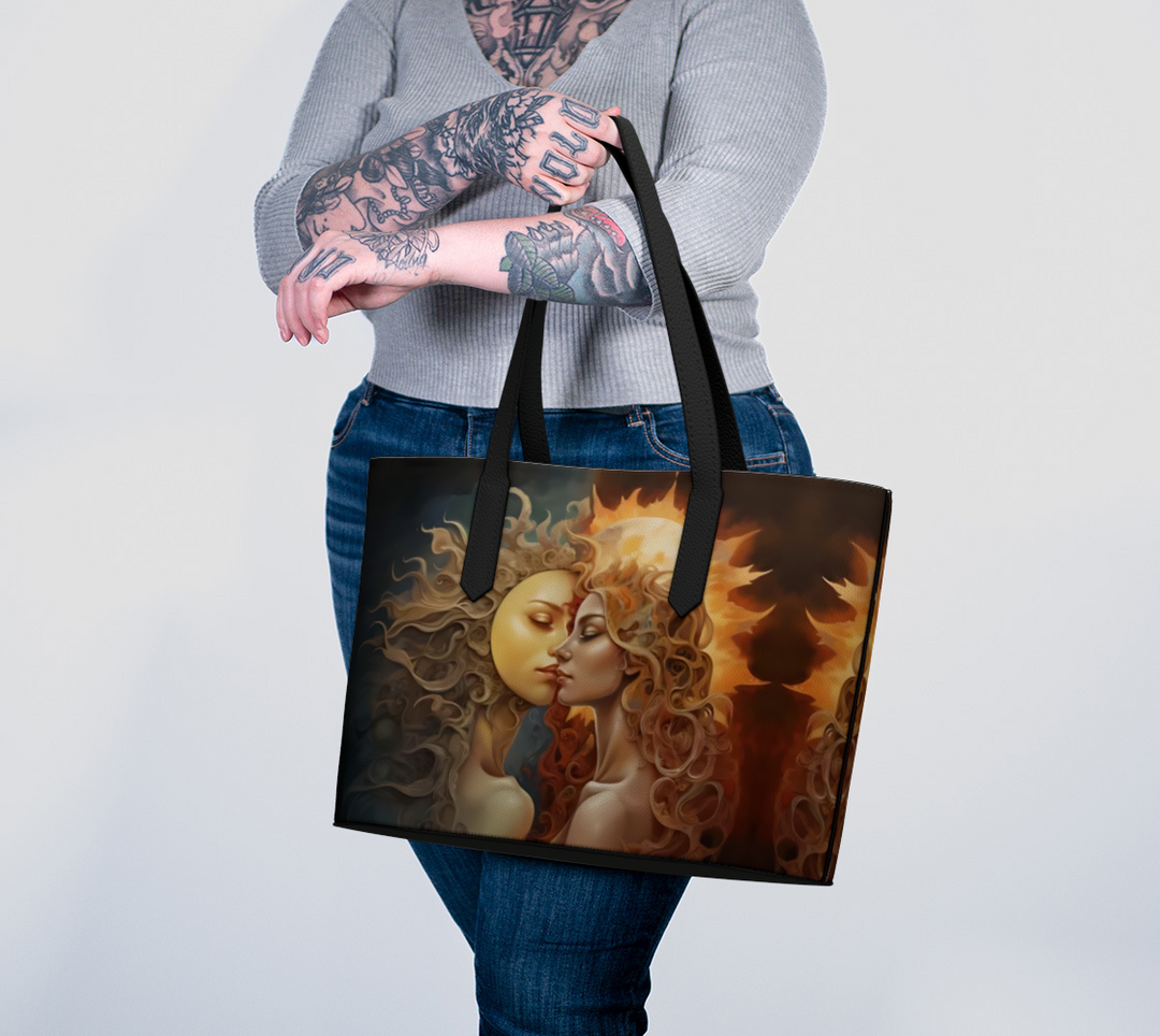 Women of Sun and Moon - Vegan Leather Tote