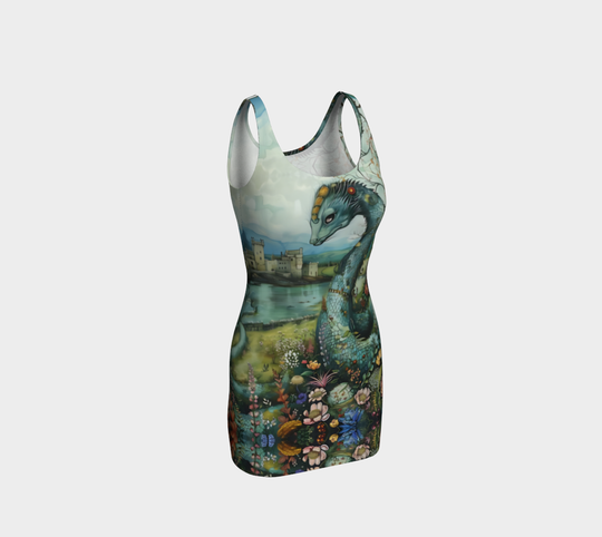 Fat of the Sea - Dreaming of Loch Ness- Bodycon Dress