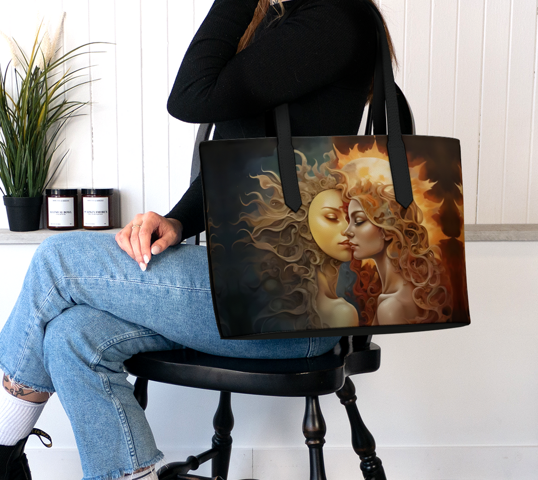 Women of Sun and Moon - Vegan Leather Tote