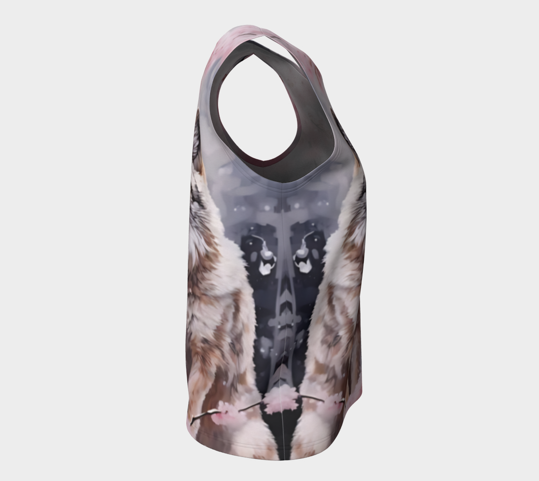 Cherry Blossom Fox - Tank Top