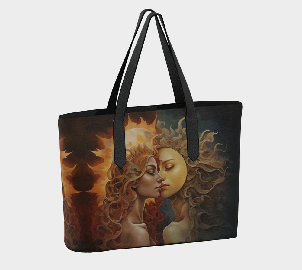 Women of Sun and Moon - Vegan Leather Tote