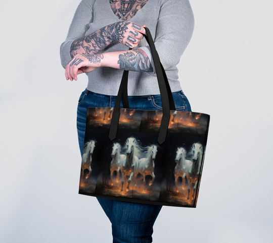 Fat of the Sea - Kelpie Stallion Run 2 - Vegan Leather Tote