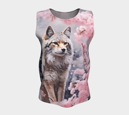 Cherry Blossom Fox - Tank Top