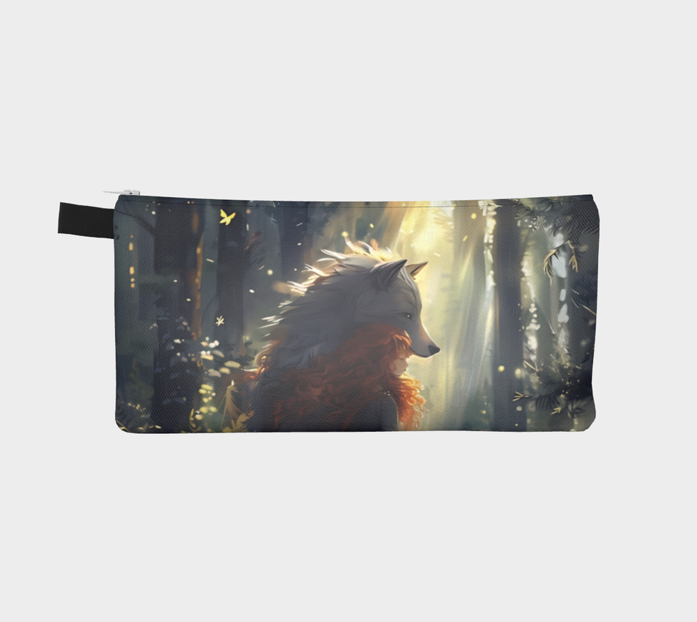 Dire Wolf Child Embrace Pencil Case