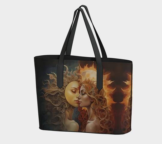 Women of Sun and Moon - Vegan Leather Tote