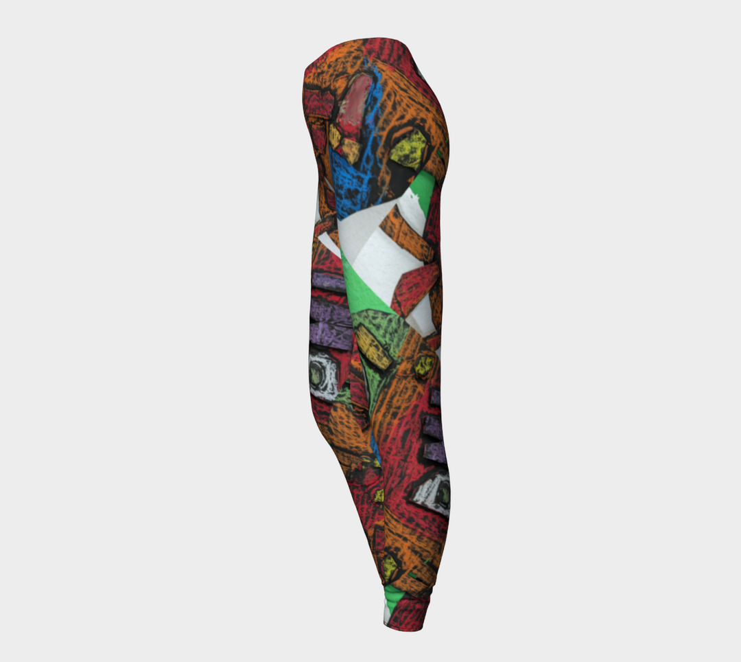 Mardi Gra Mask - Leggings