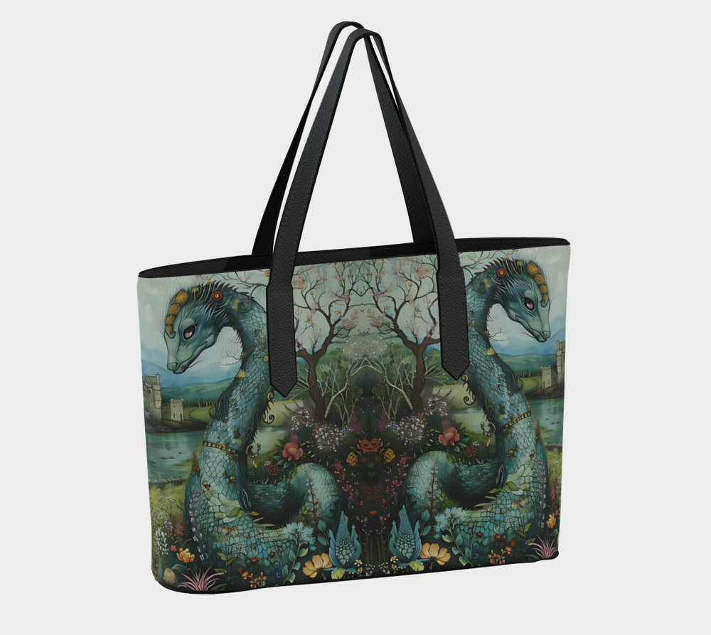 Fat of the Sea - Dreaming of Loch Ness- Vegan Leather Tote