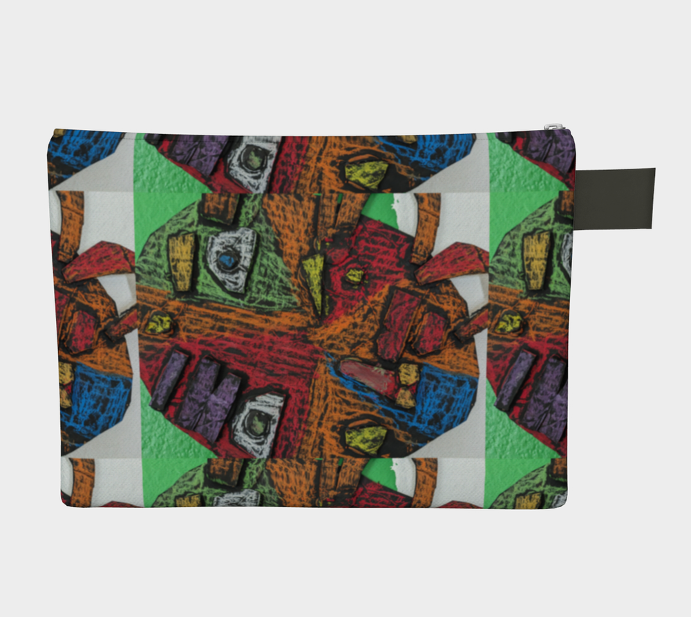 Mardi Gra Mask - Zipper Pouch